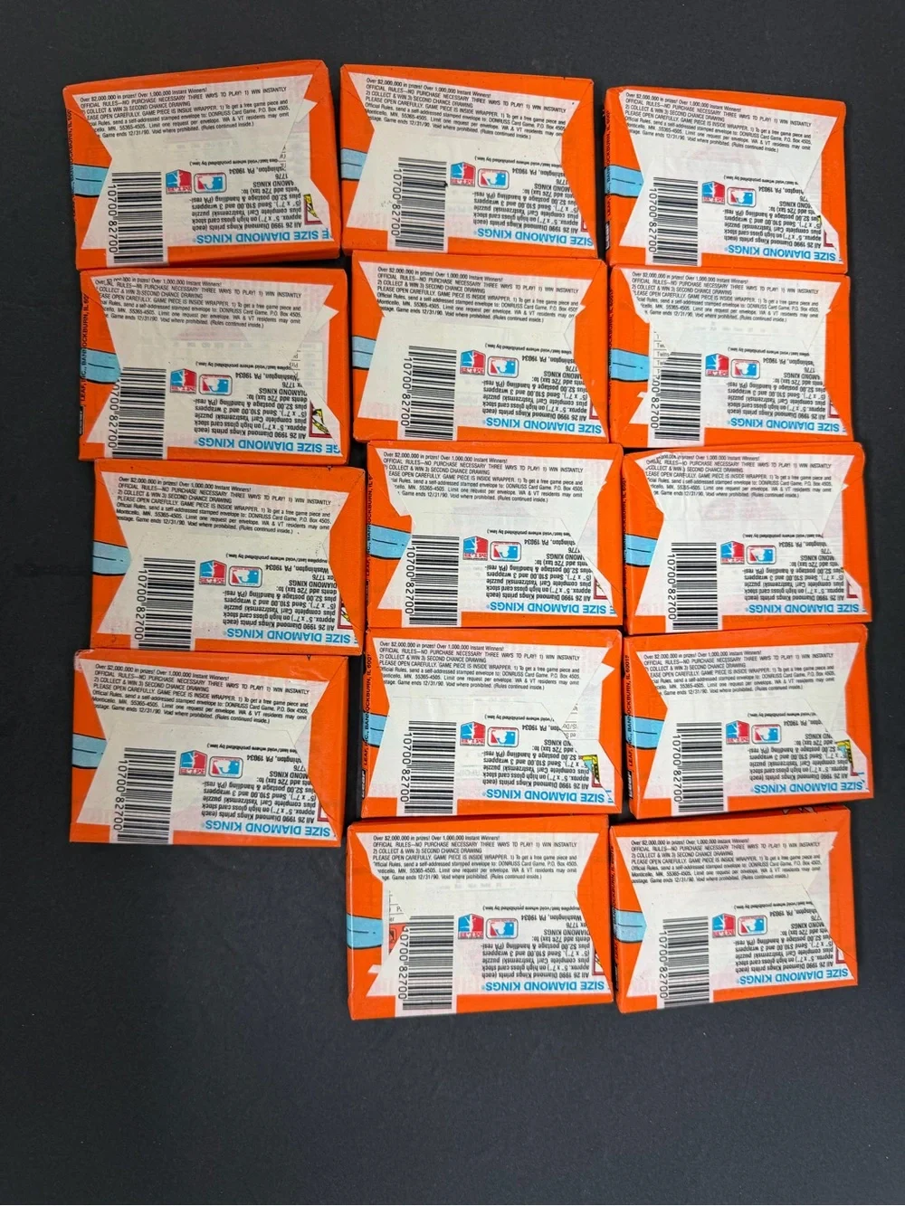 NIP LOT OF 14 1990 DONRUSS BASEBALL CARDS SEALED PACKS CARL YASTRZEMSKI PUZZLE